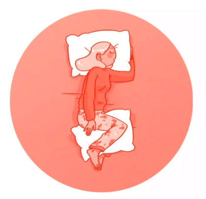 Orange Group - Sleeping with a pillow between your leg is