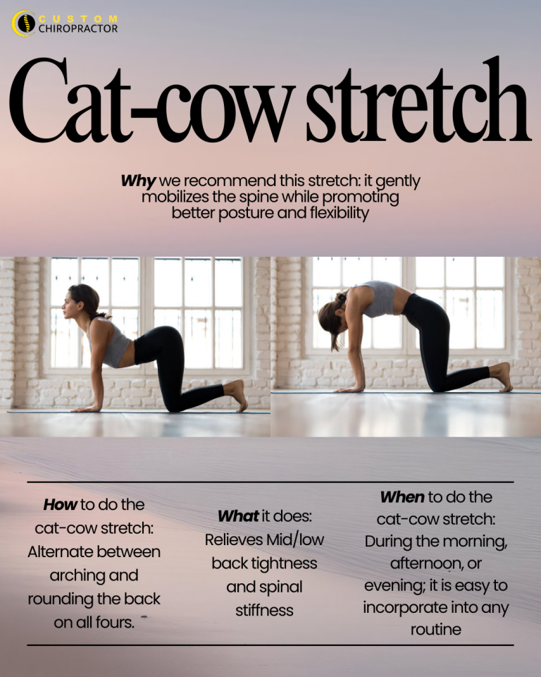 Cat-Cow Stretch: Relieves Mid/Low Back Tightness and Spinal Stiffness ...