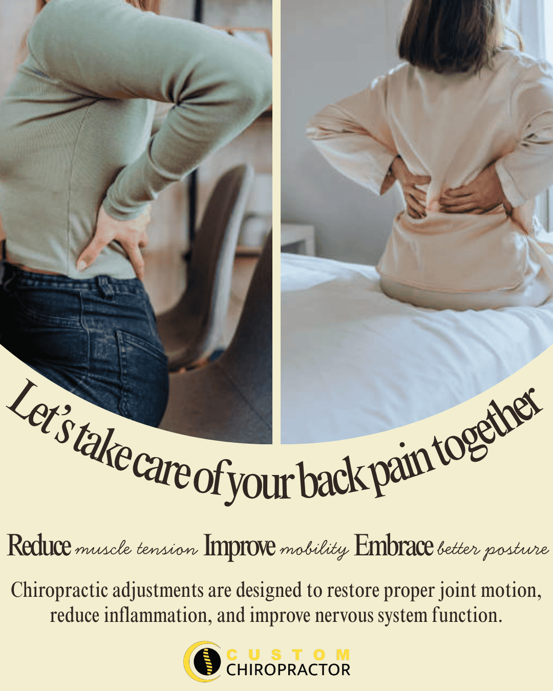 Managing Lower Back Pain with Chiropractic Adjustments and Soft Tissue ...